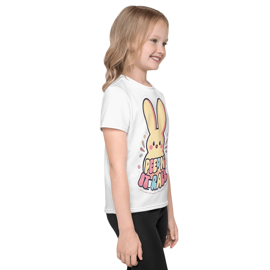 Kids Crew Neck T-Shirt PEEP Graphic All-Over Print product image (4)