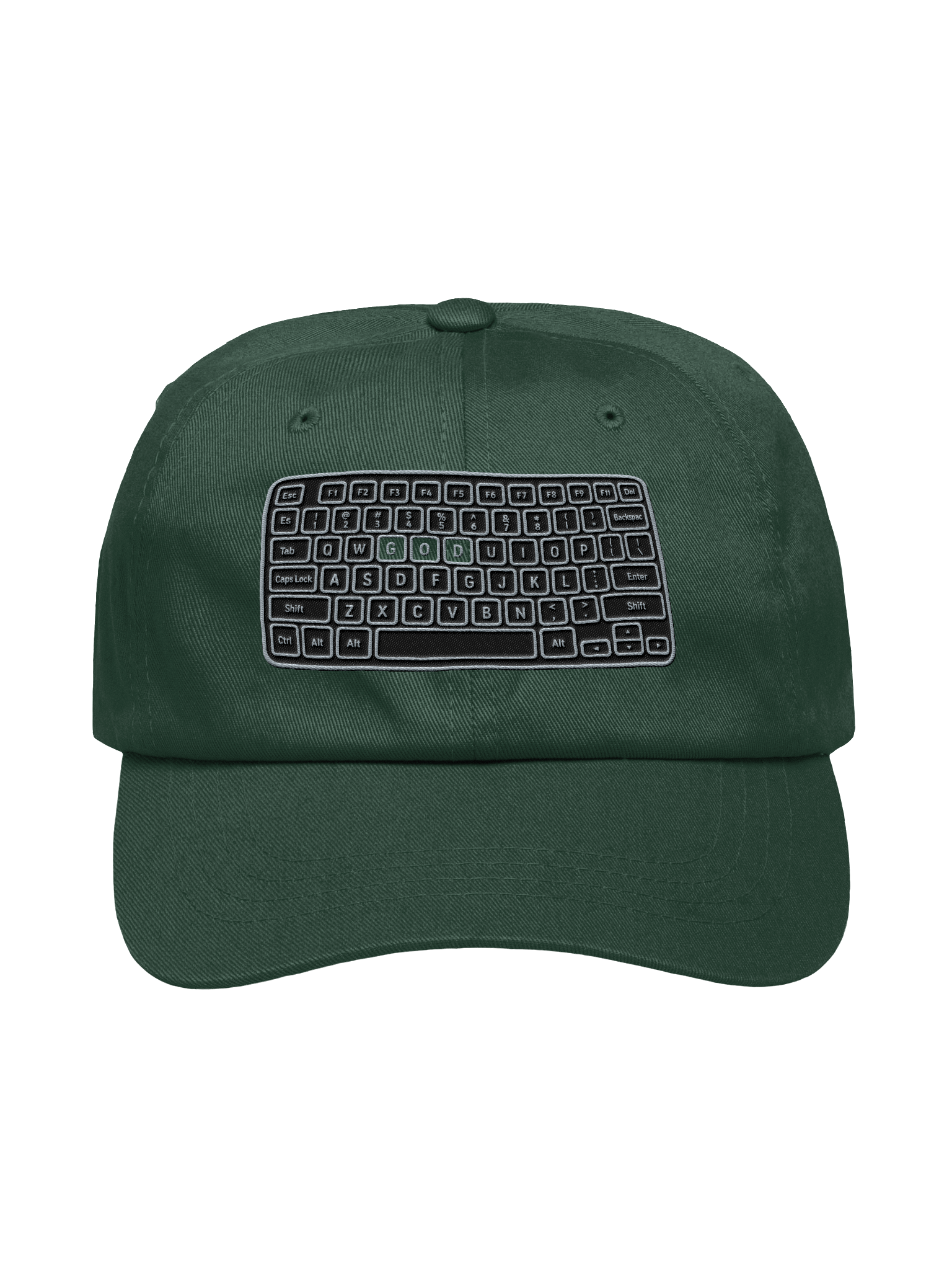 CTRL . ALT . GOD . Relaxed Hat product image (1)