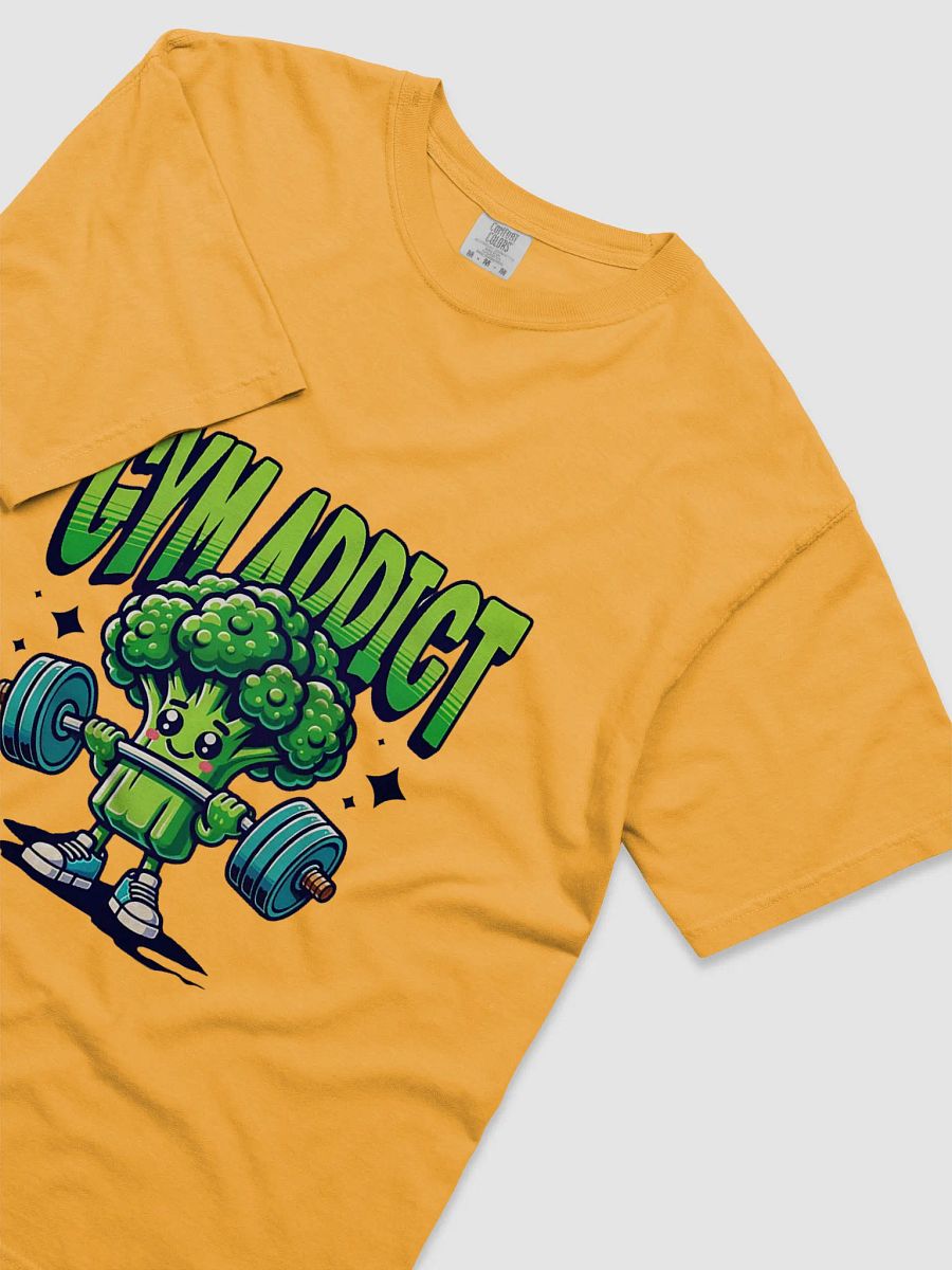 Gym Addict Broccoli Heavyweight Tee product image (13)