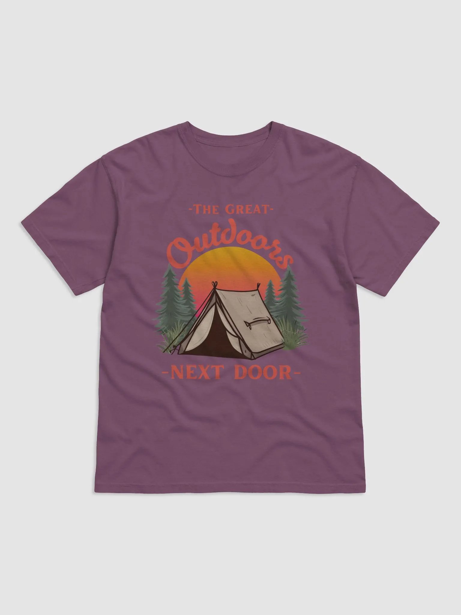The Great Outdoors Next Door Backyard Camping T-shirt product image (9)