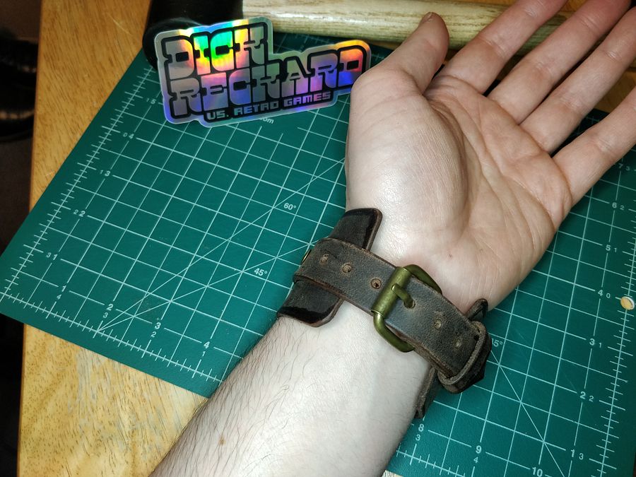 Brown 1 Band Leather Cuff 0A product image (6)