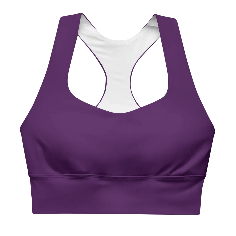 Plum Longline Sports Bra product image (5)