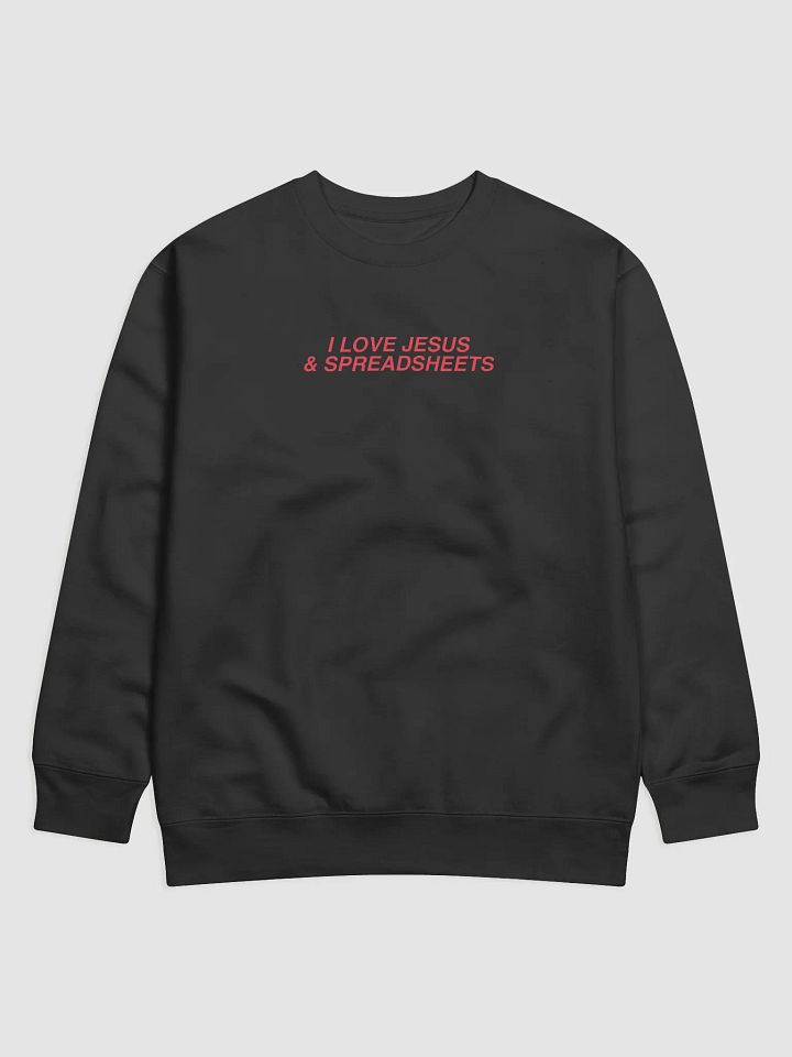 I Love Jesus & Spreadsheets Crewneck product image (1)
