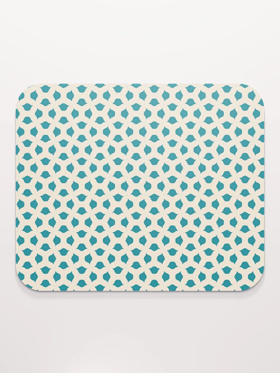Blue Leaves Mouse Pad product image (1)
