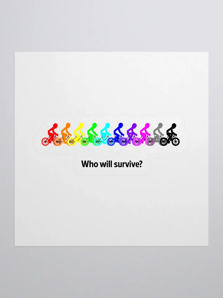 MIKAN Bicycle Sticker(Who will survive？) product image (4)