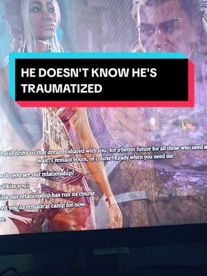 BABY YOU ARE A VICTIMMMMMM 😭 that conversation in Sharess' Caress made me SO sad for him #bg3 #baldursgate3 #halsinbg3 #drowtwins 