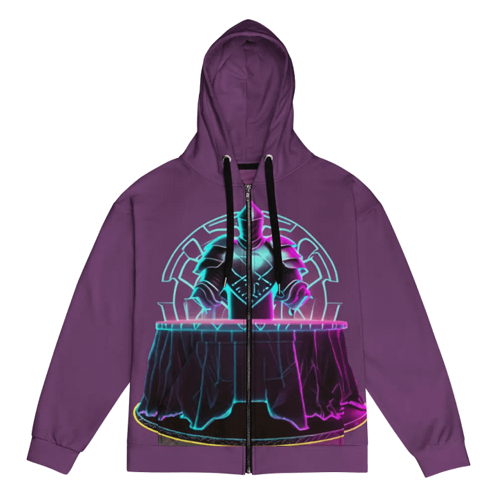 All-Over Print Recycled Unisex Zip Hoodie product image (1)