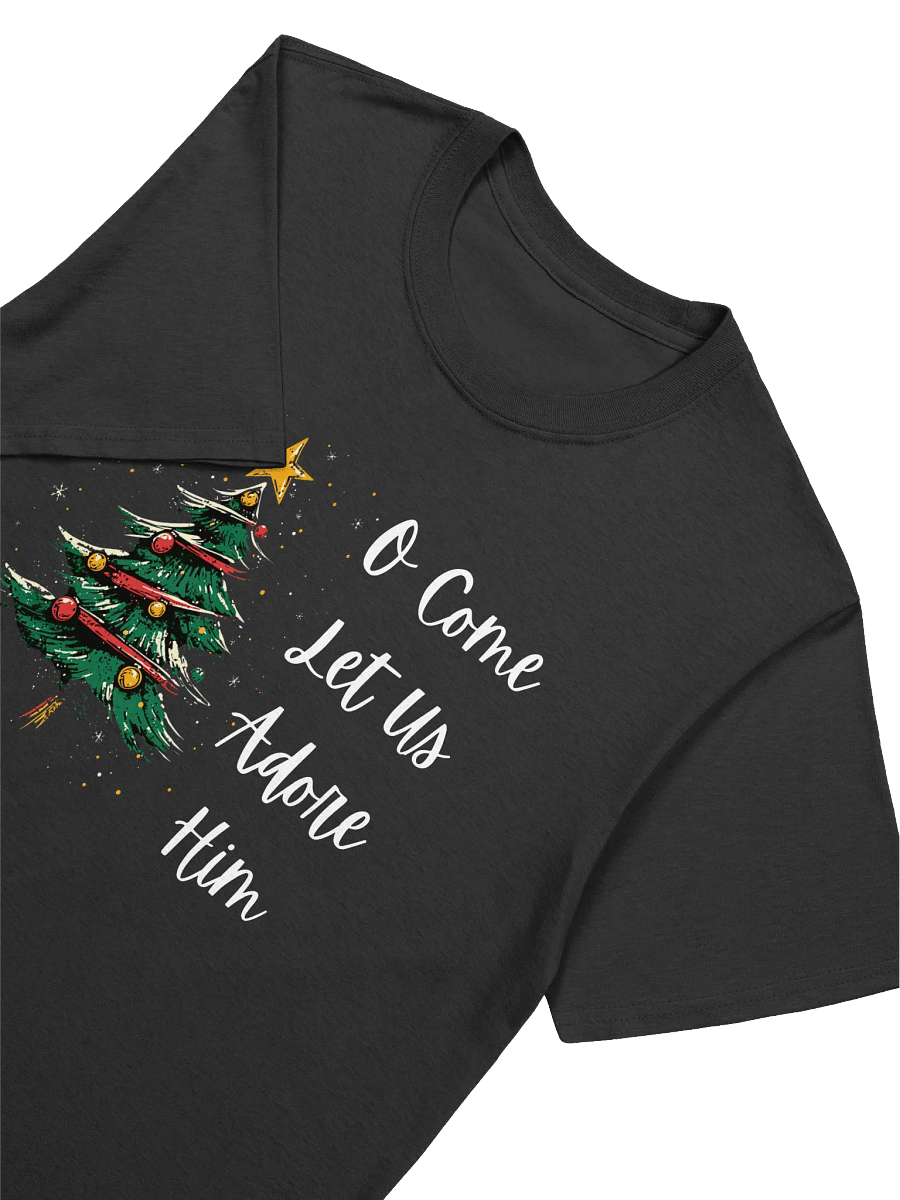 Adore Jesus Christmas Tree Unisex T-Shirt product image (3)