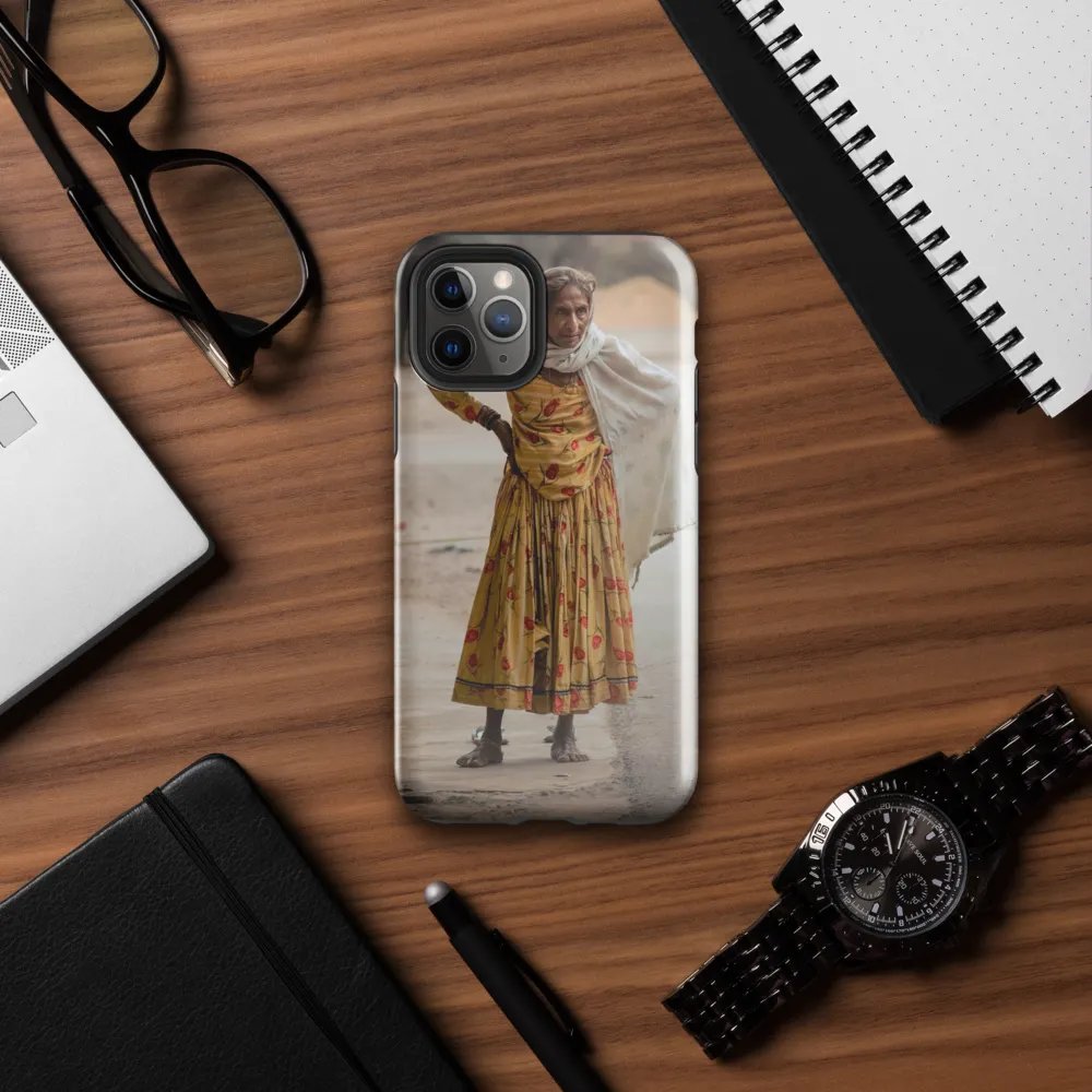 Vintage Elderly Woman in Traditional Dress Phone Case product image (32)