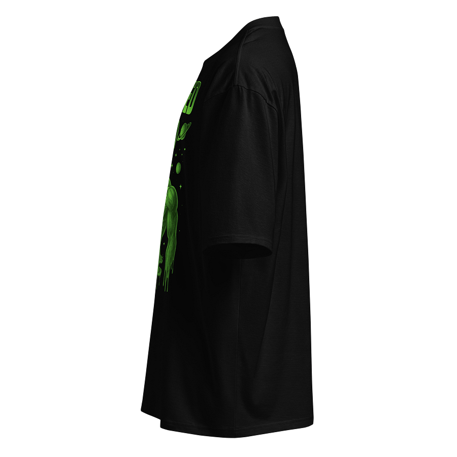 "Smacked in Space" Glow Green Alien Tee – Smacked Life Society (Unisex Oversized) product image (3)