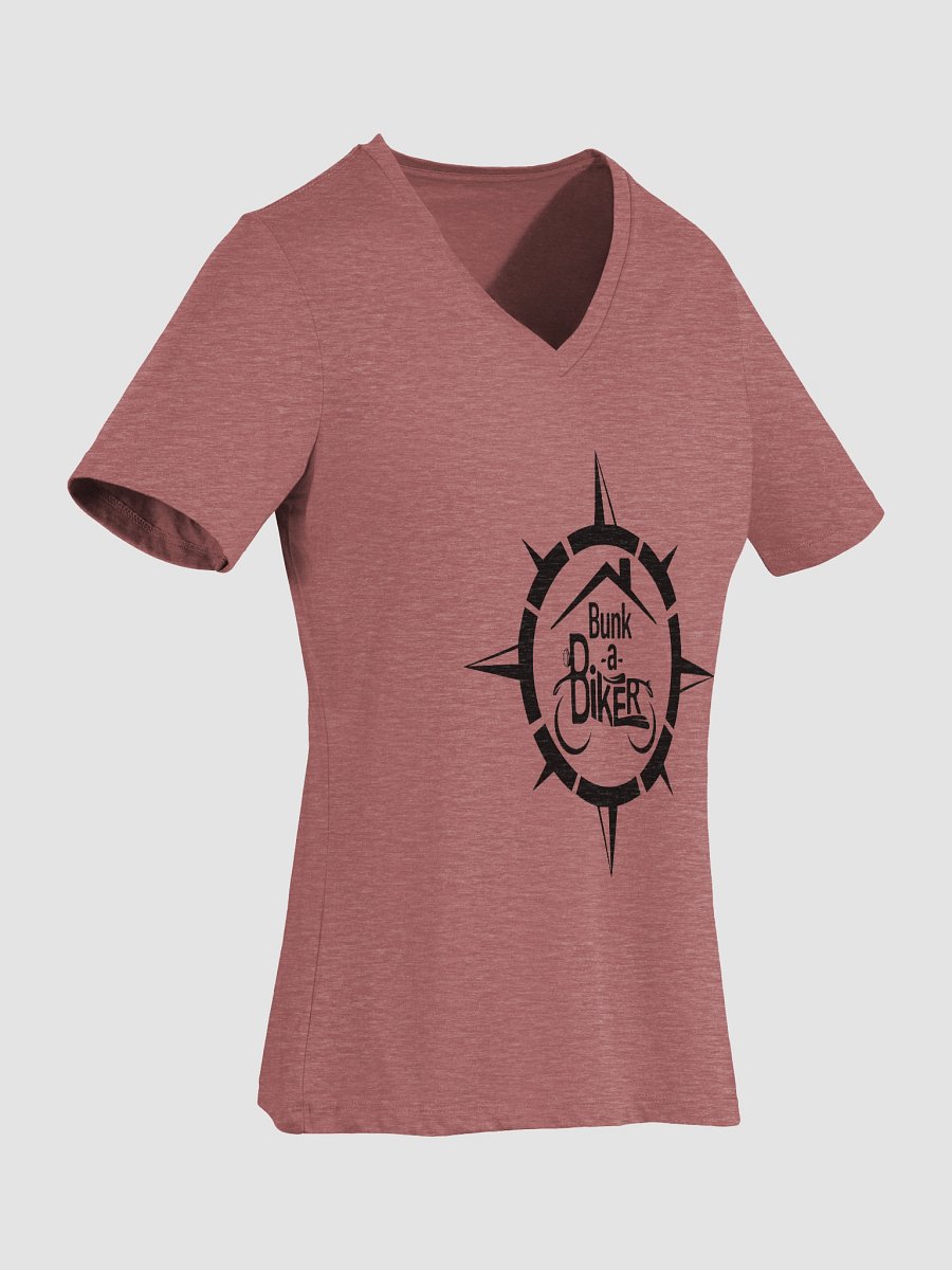 BaB Compass Women's V Neck Tee - Black Logo product image (7)