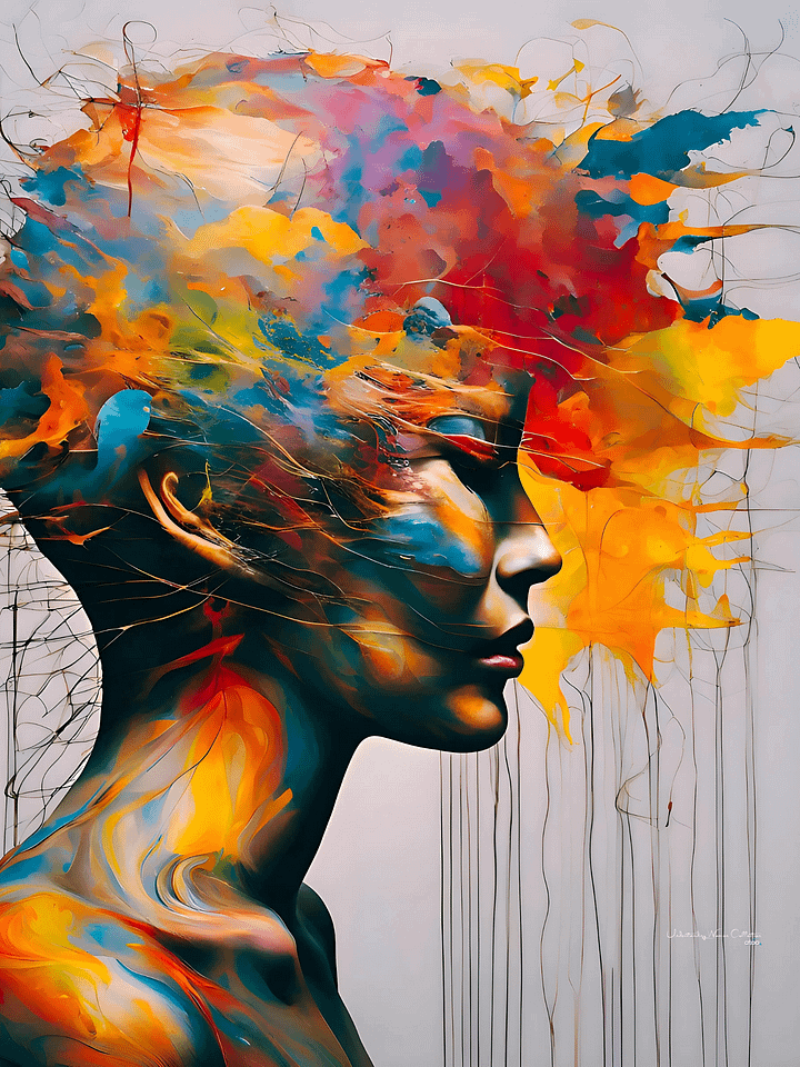 Understanding Women | Filtering Beauty | Canvas Artistic Painting product image (1)