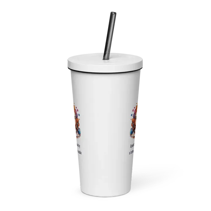 A Painting Made By A Turkey With A Smile Tumbler product image (2)