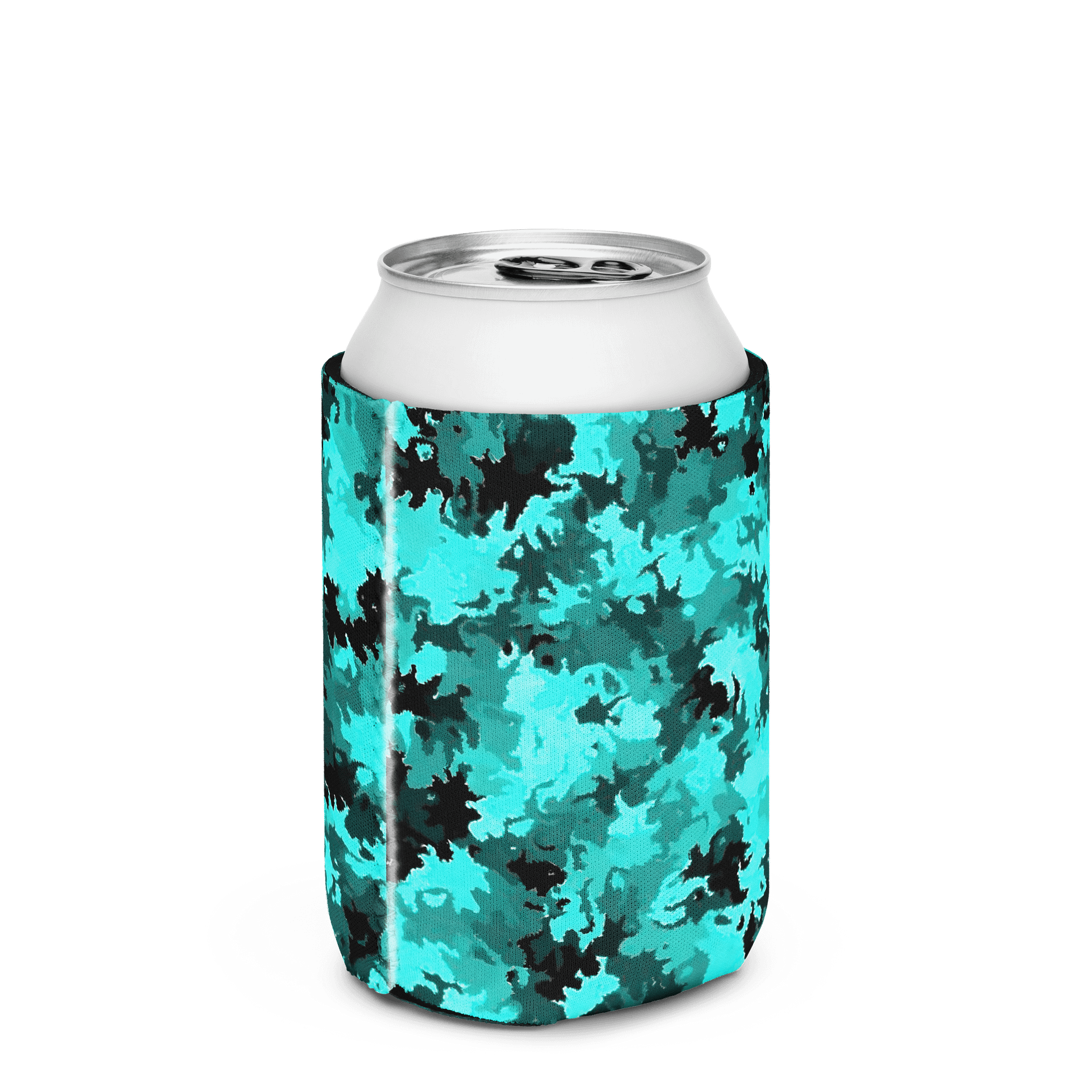 Teal Camo Can Cooler product image (3)