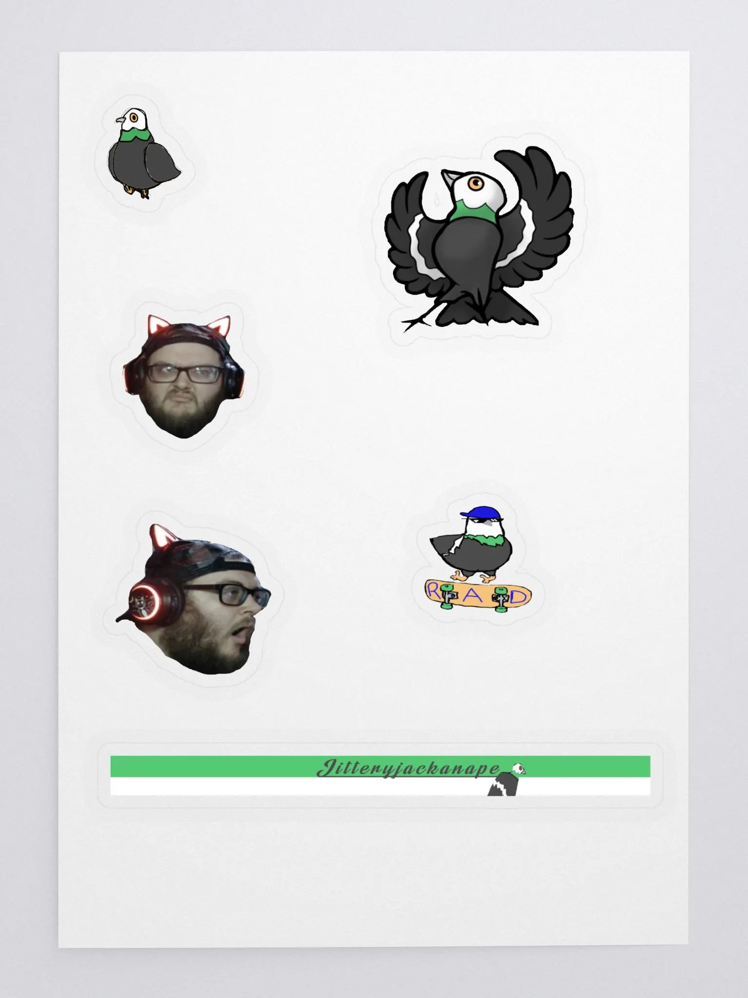 Jitteryjackanape Sticker Pack product image (1)