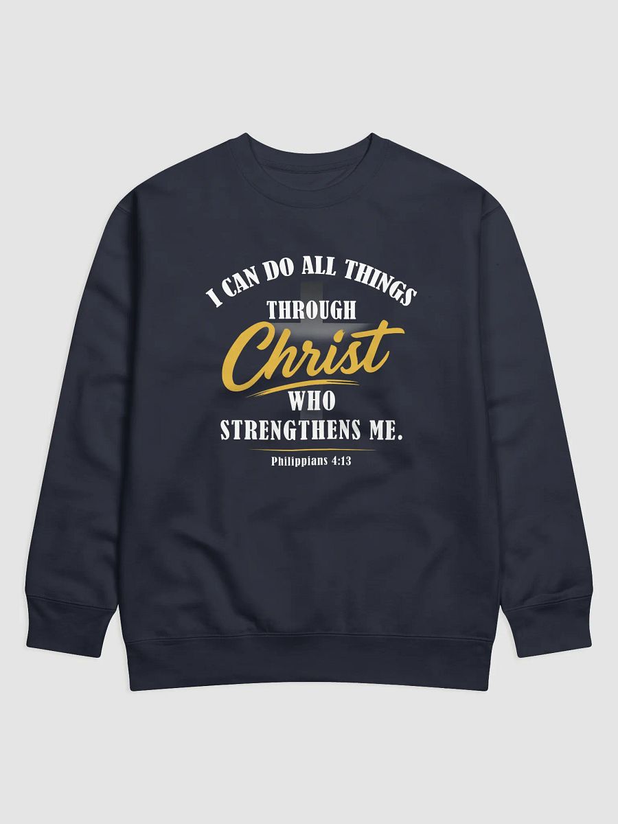Golden Christ Strength Sweatshirt product image (1)