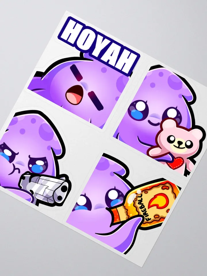 Squid Emote Sticker Set [3] product image (4)