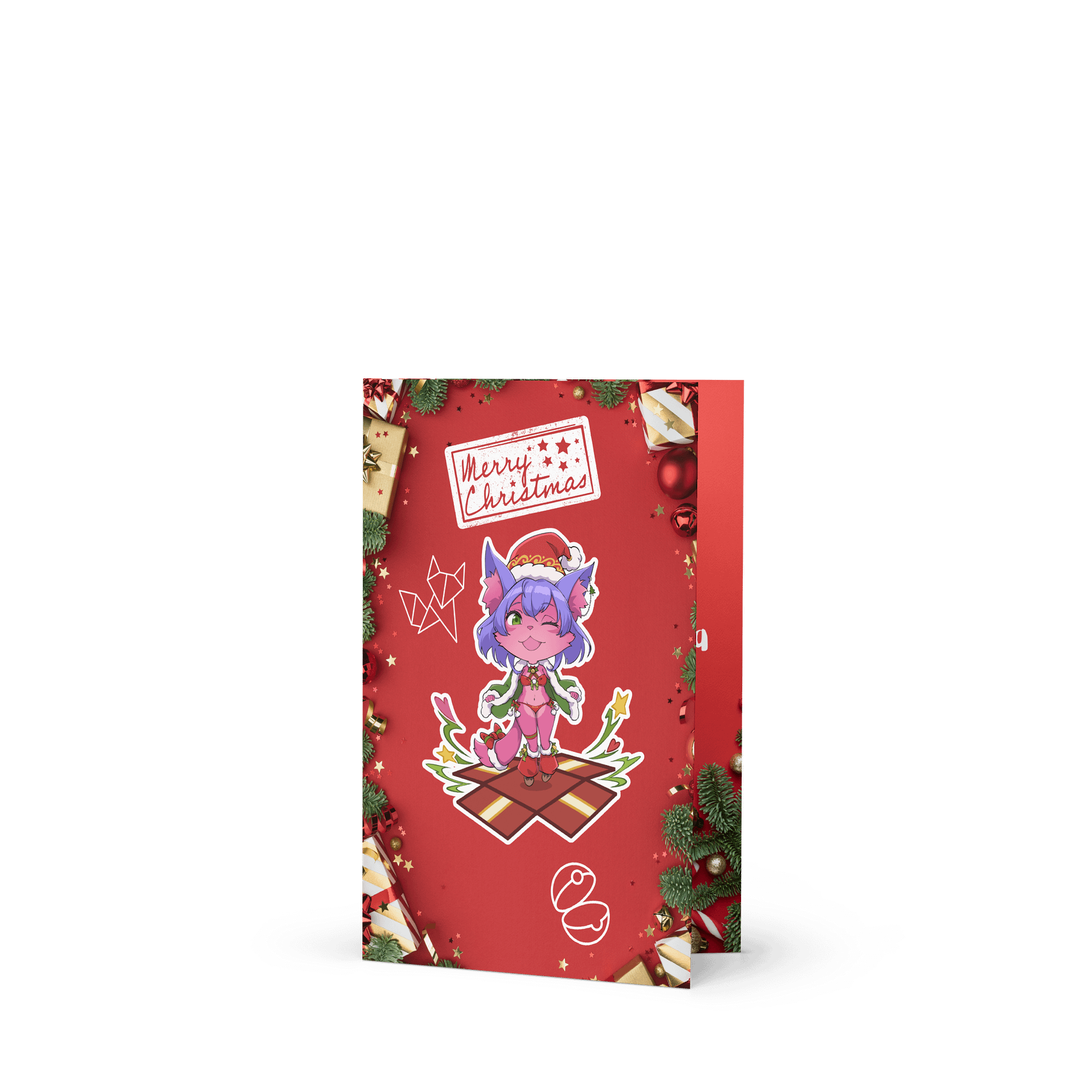 Open Present Moxie Christmas Card 2025 product image (1)