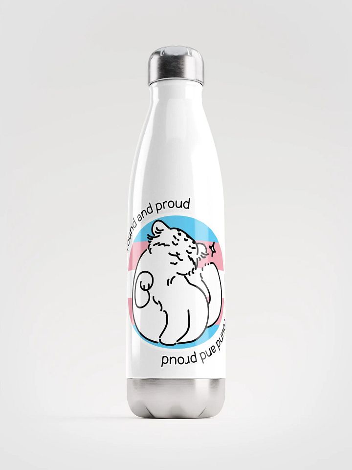 Round and Proud Manul Pride Transgender Version - Bottle product image (1)