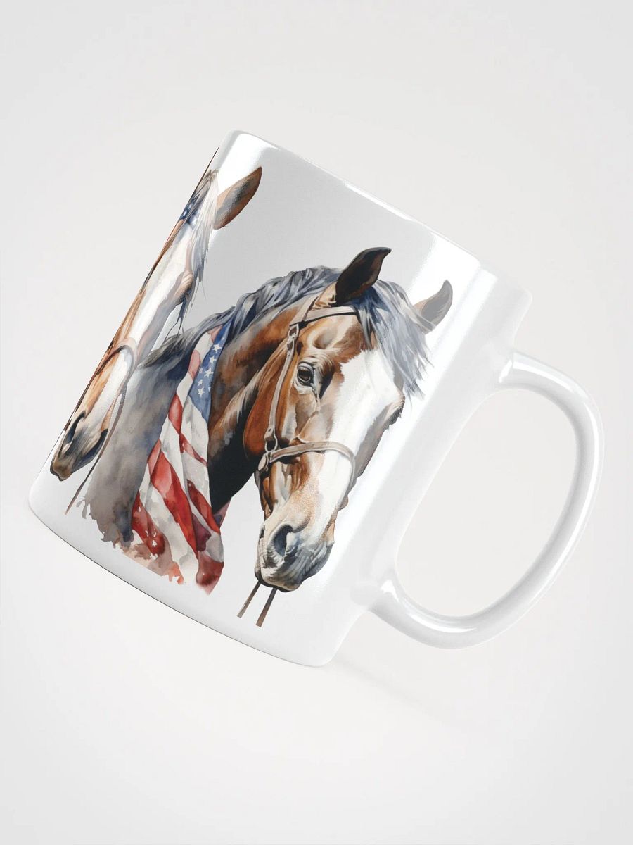 Patriotic American Horses Mug product image (5)
