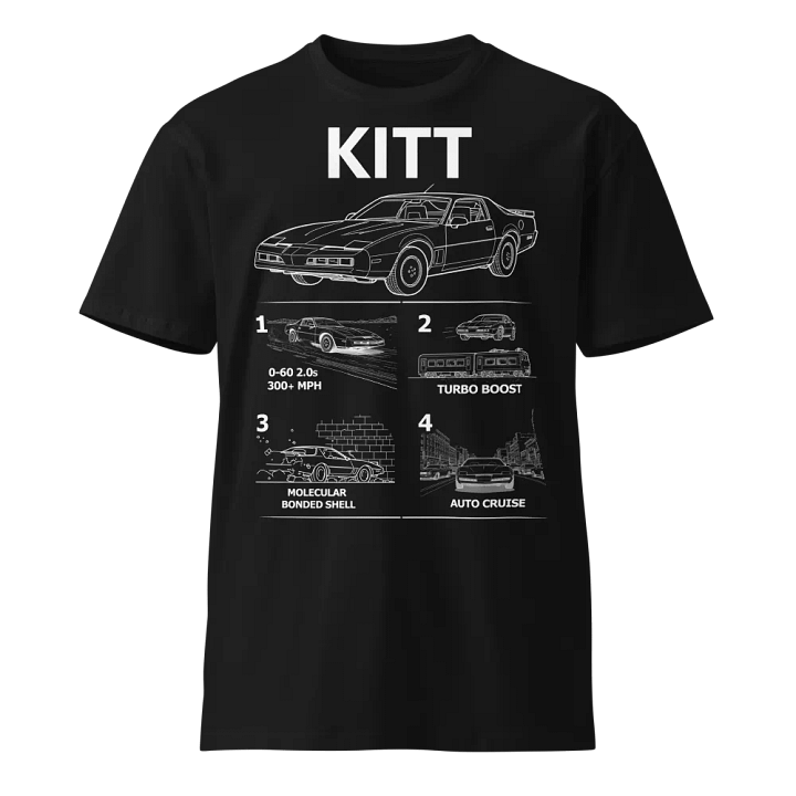 KITT Features T-Shirt (dark colors) product image (1)