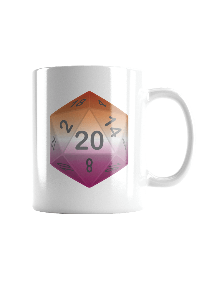 Lesbian Pride D20 Mug product image (1)