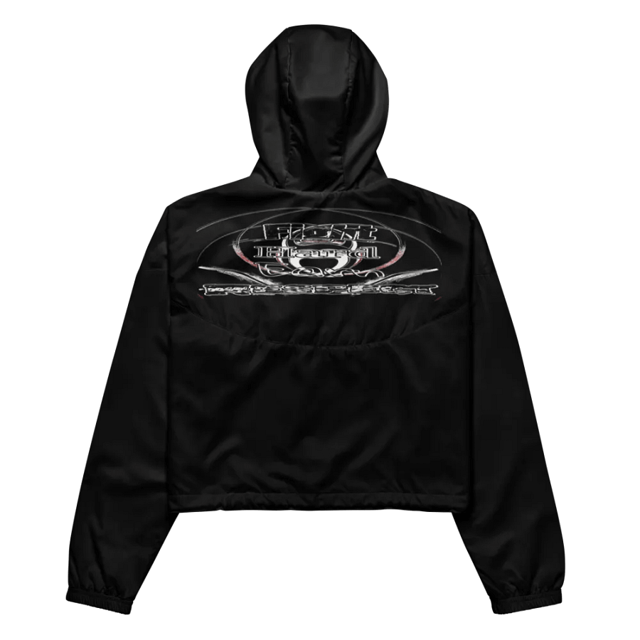 Fight Hard Earn Respect - Women's Cropped Windbreaker product image (7)