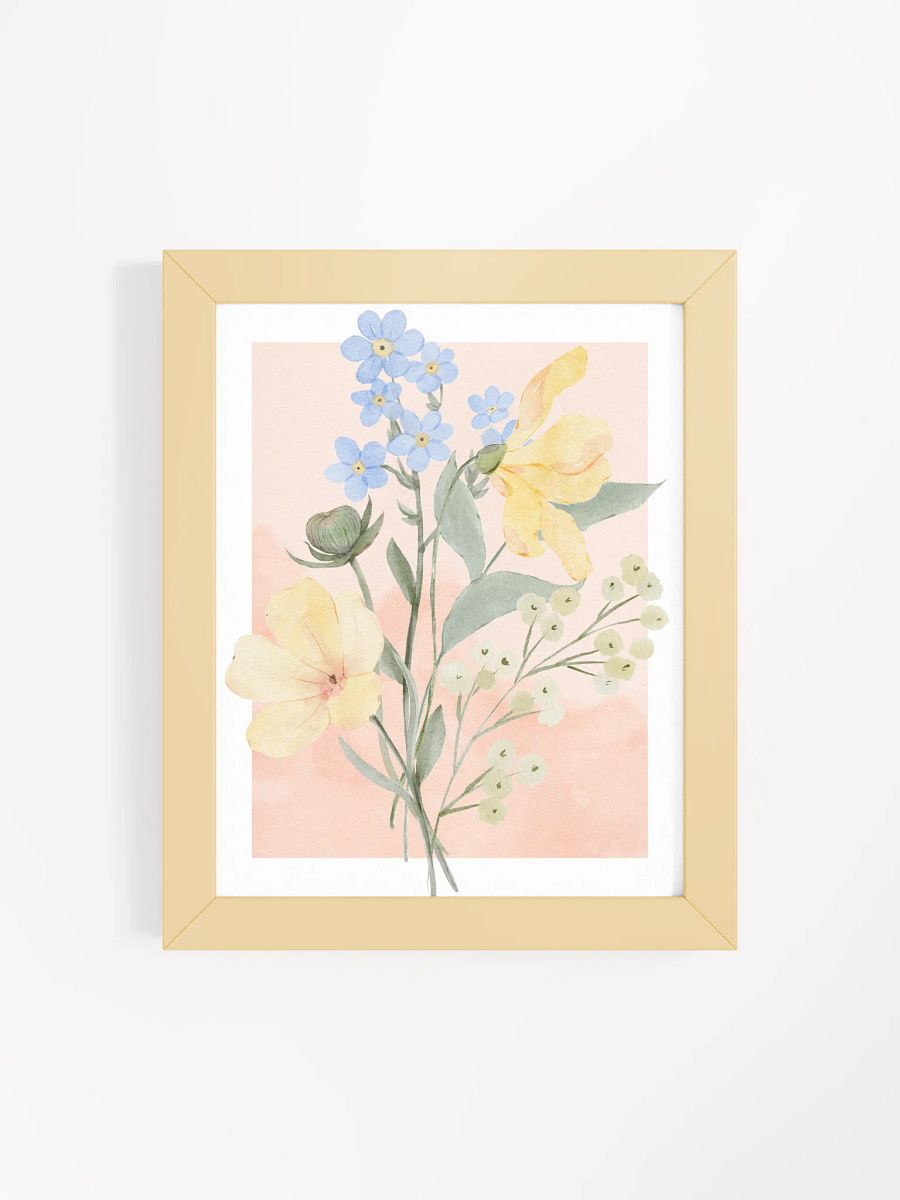 Pastel Floral Wall Art #1 product image (4)
