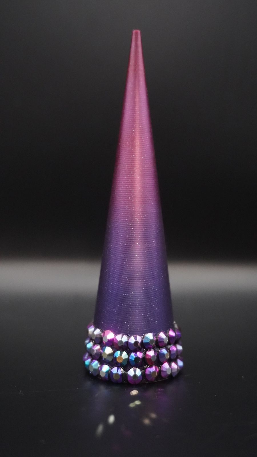 Midnight Purple 3d Printed Ring Cones product image (1)
