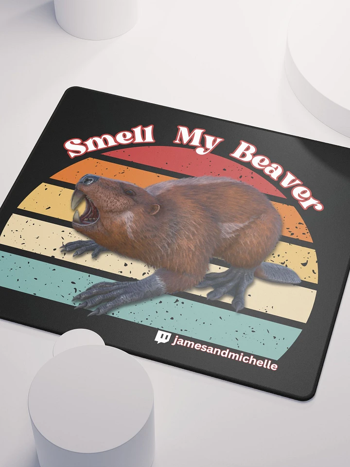 Smell My Beaver, Gaming Mouse Pad 18″×16″ product image (1)