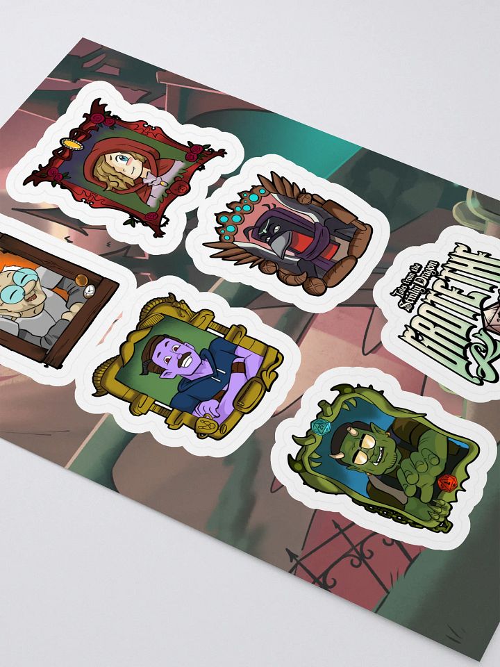 Grotethe Portraits Sticker Sheet product image (2)