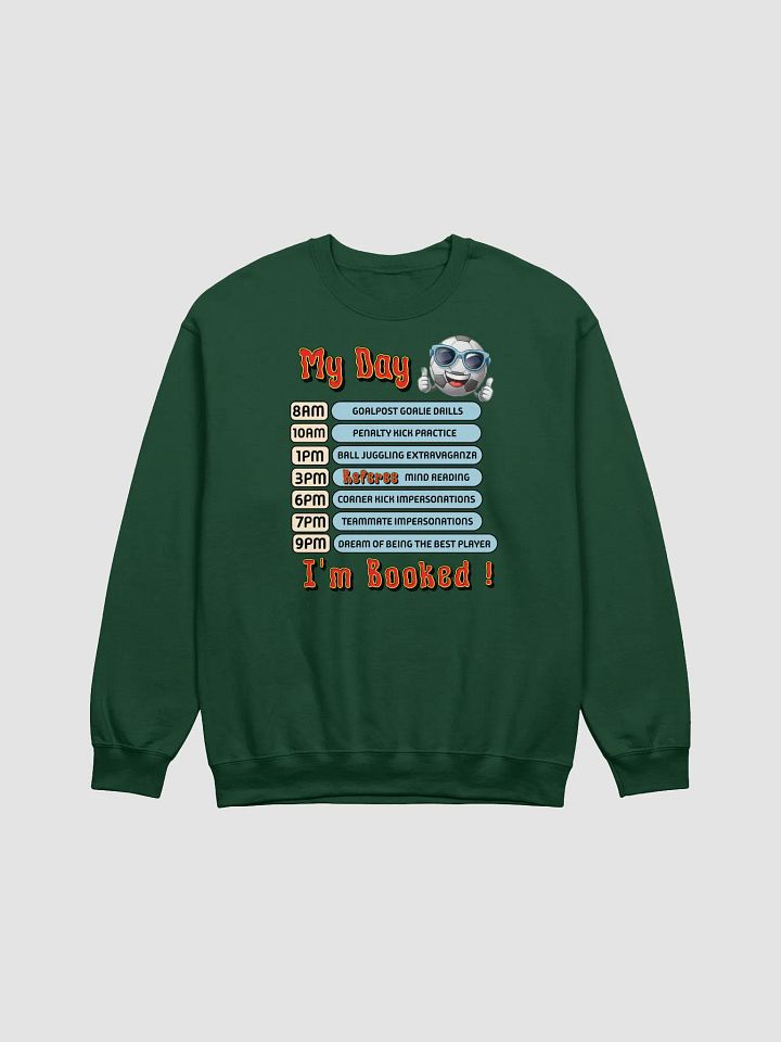 My Day Soccer Ball Schedule Crewneck product image (3)