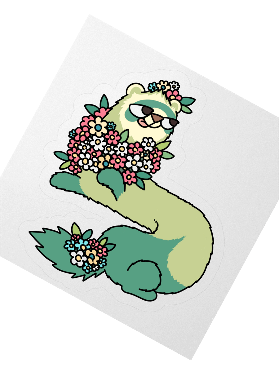 Virgo | Ferret Star Signs | Stickers product image (6)