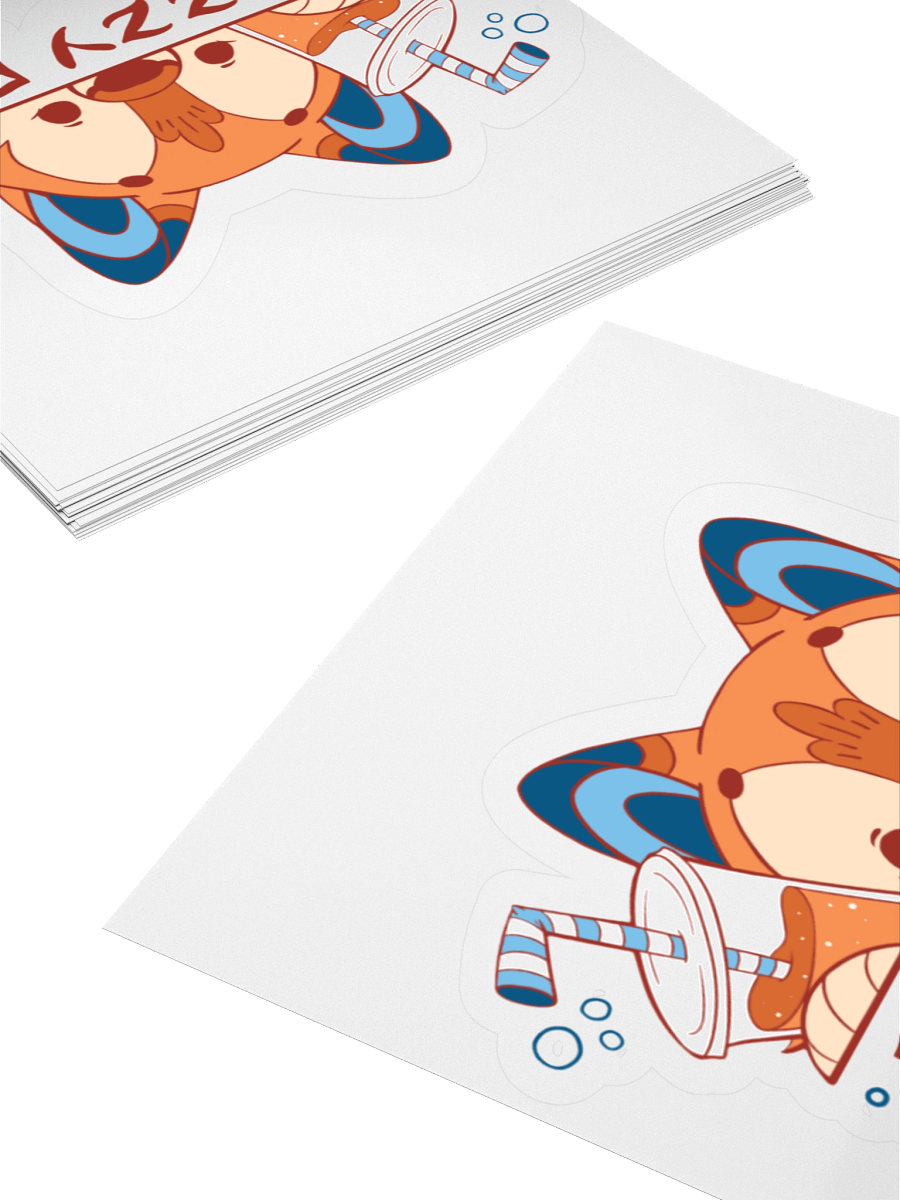 Fizzy Fox Kiss Cut Stickers product image (11)