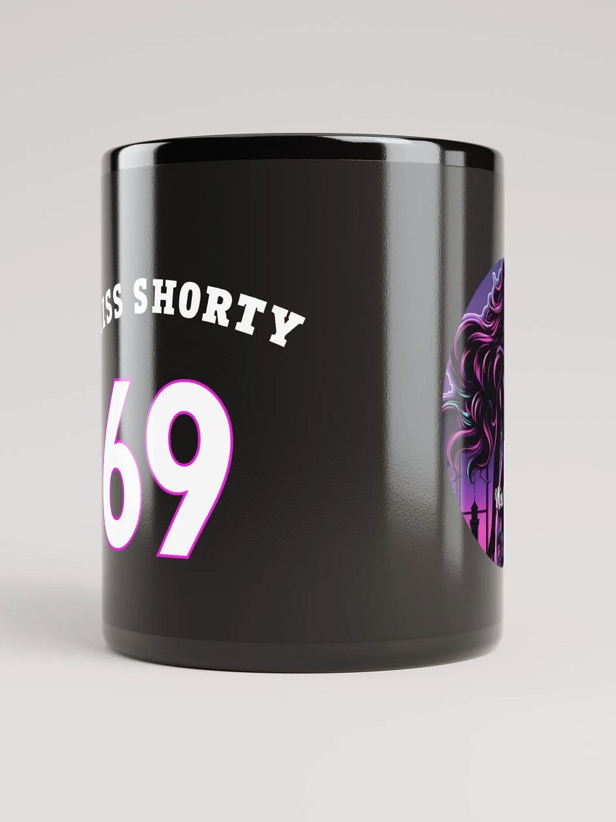 Mysterious Miss Shorty 69 Black Mug product image (10)