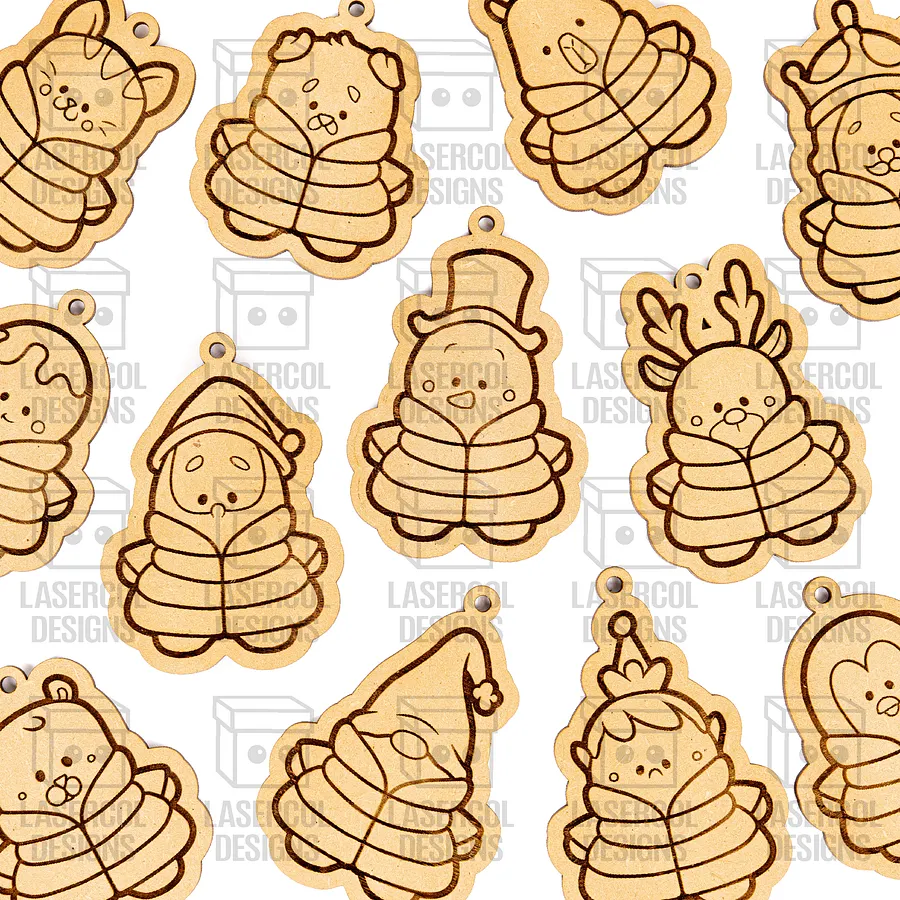 Christmas Ornaments Box - Laser Cut Files product image (4)