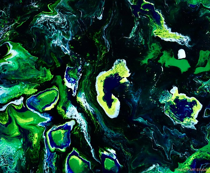 Algea Among the Splash | Art Print product image (1)
