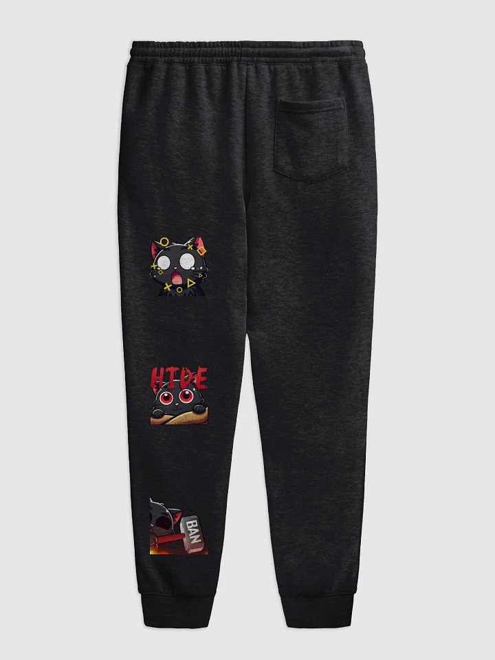 Mischievous Cat with Knife Cartoon Print Joggers product image (11)