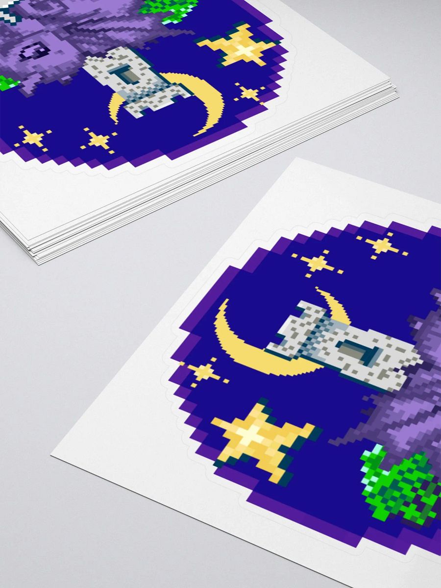 Dreaming of Quests (Night Dragon Version) Kiss-Cut Sticker product image (4)
