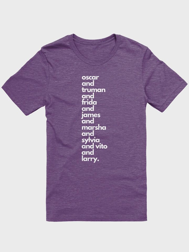 Queer Roll Call Tee product image (1)