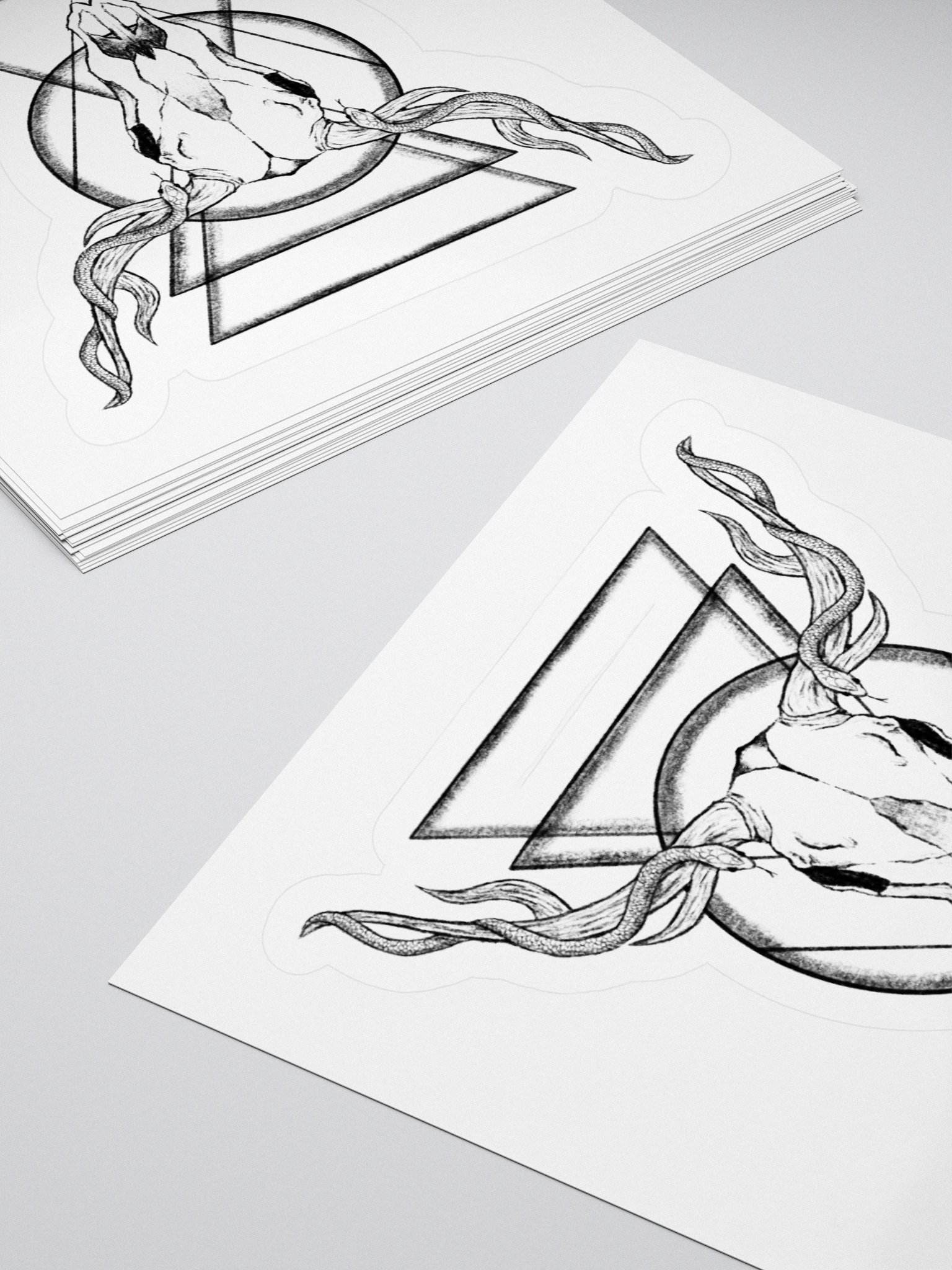 Deer Skull Kiss Cut Sticker product image (10)