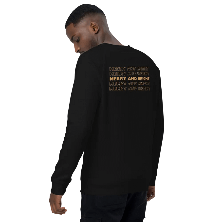 Golden Glitter Merry and Bright Sweatshirt product image (12)