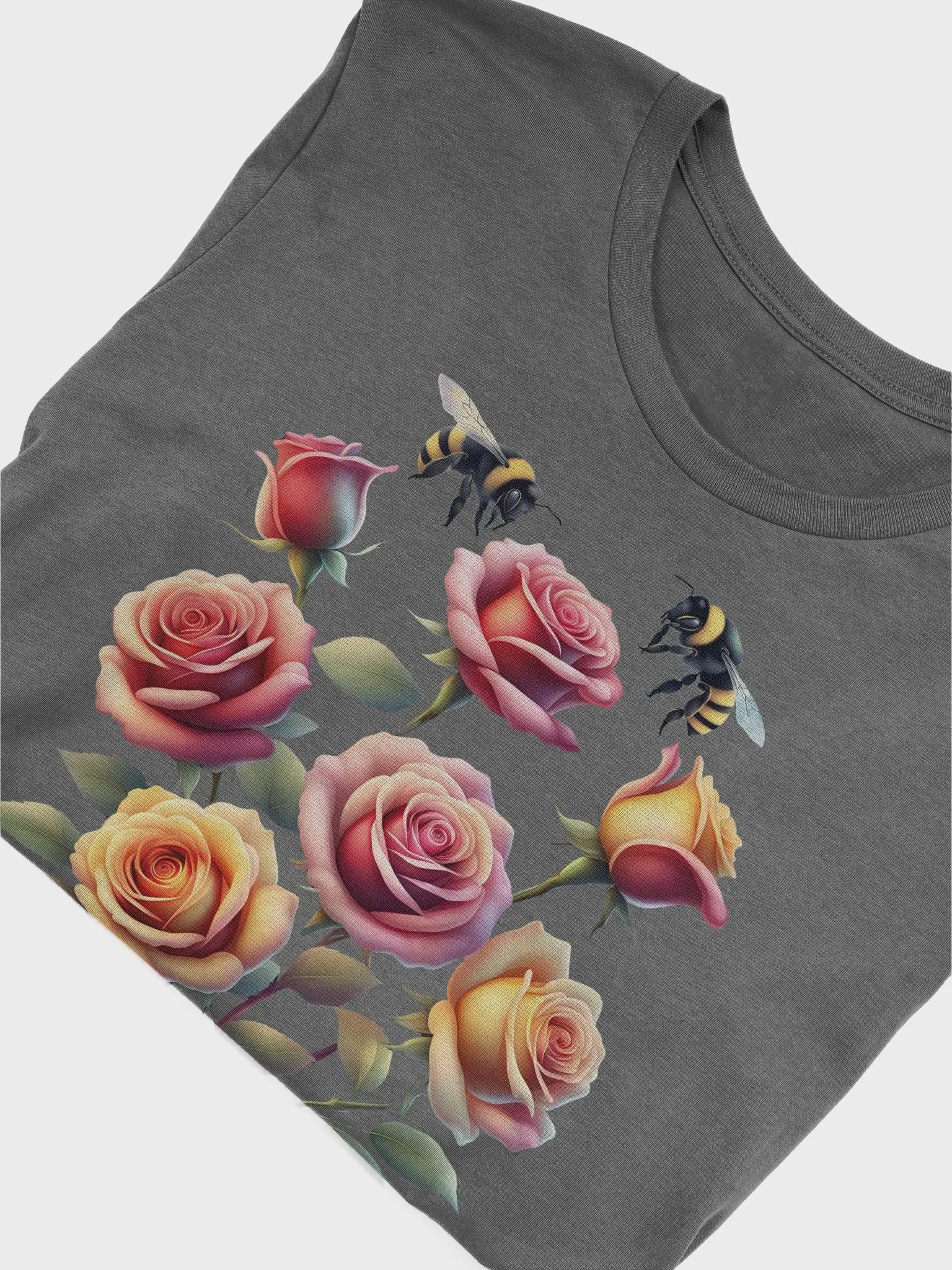 Honey Bees and Roses Graphical Design T-shirts product image (60)