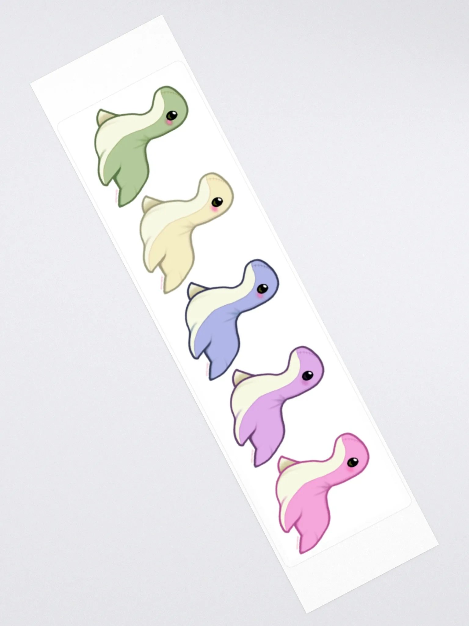 Rainbow Pastel Nessie Sticker product image (2)