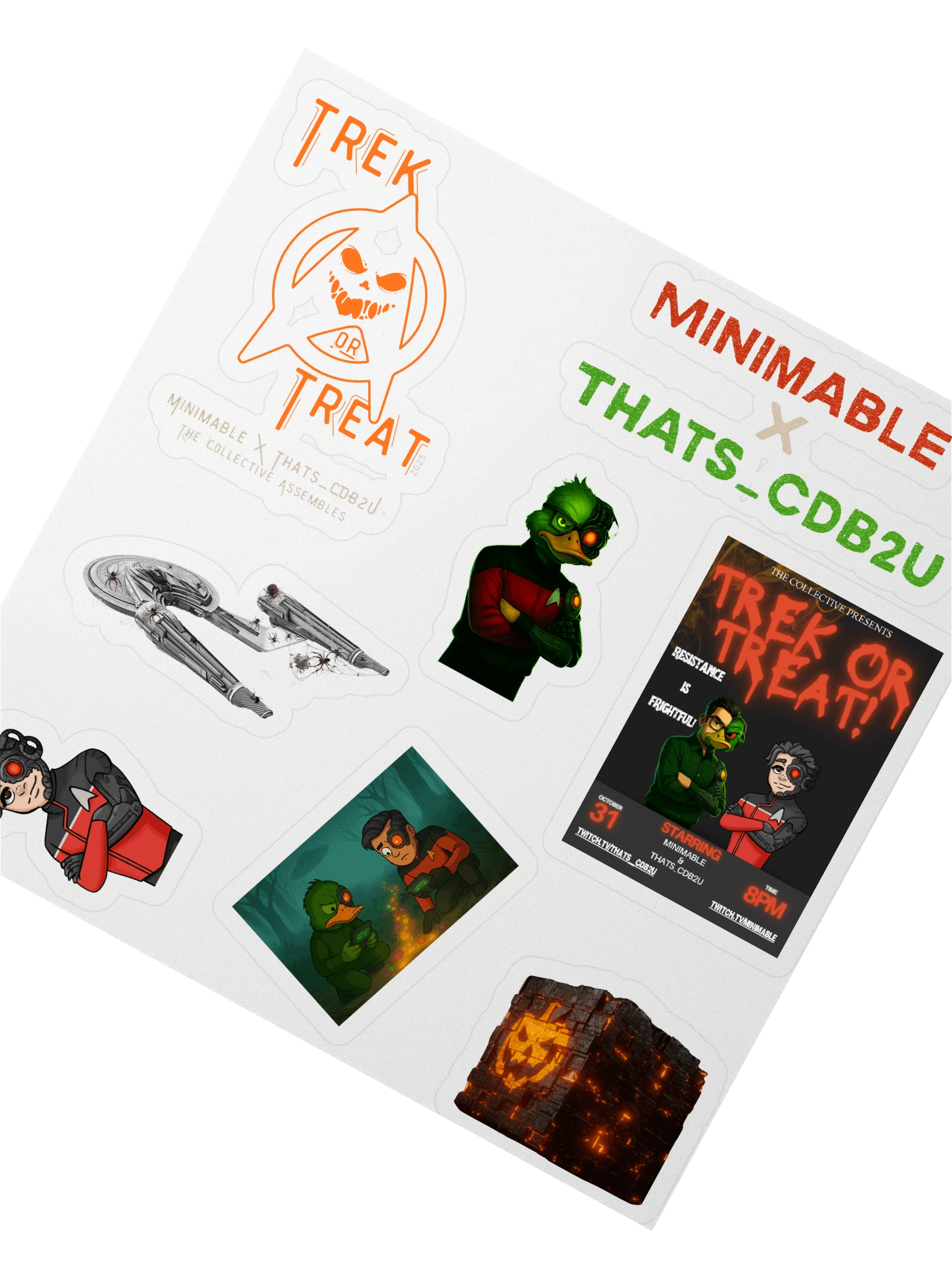 Trek or Treat 2025 - Sticker pack product image (2)