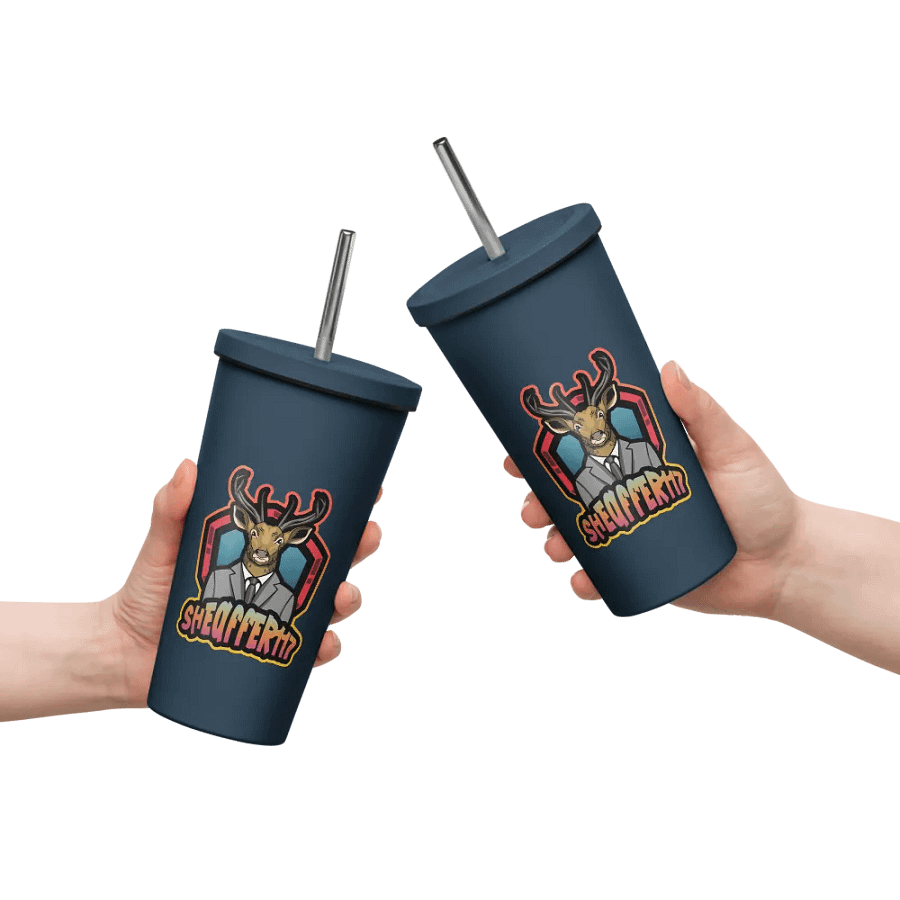 Deer Head Suit Mascot Insulated Tumbler product image (10)