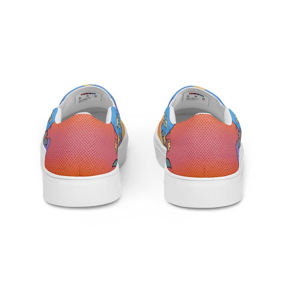 Sunrise Serenity Women's Slip-On Canvas Shoes – Comfort Meets Style! product image (4)