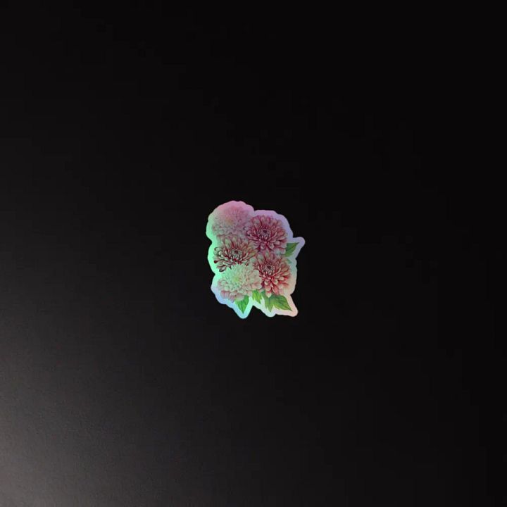 Petals of Passion Holographic Sticker Sheet product image (4)