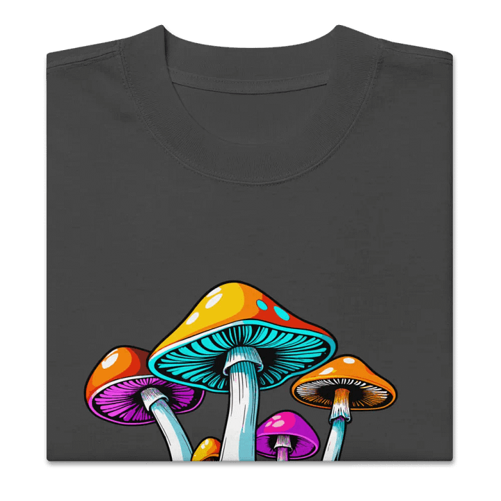 [Groovy Shrooms] Oversized T-Shirt product image (2)