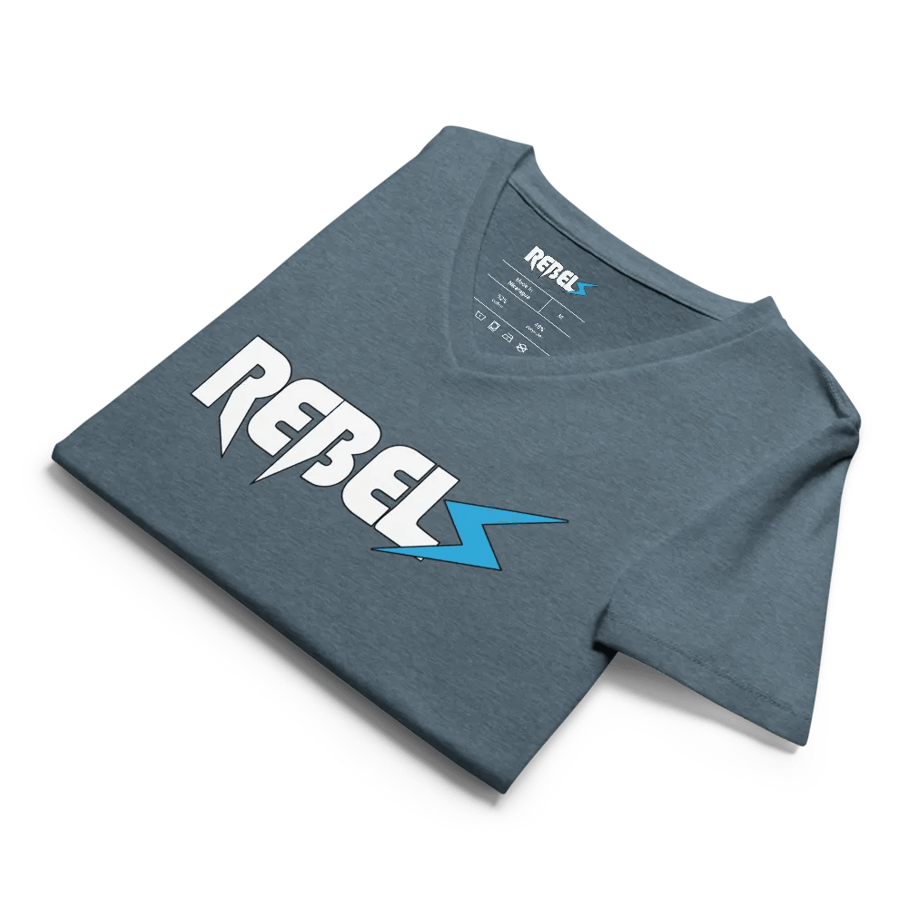 Woman's V Neck | Blue Jean | White/Blue product image (11)